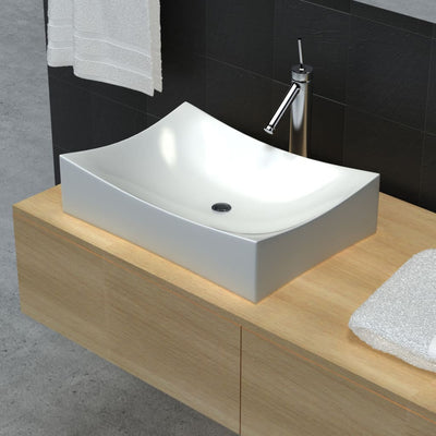 Vidaxl Washbasin Scale ad alta gloss (bianco)