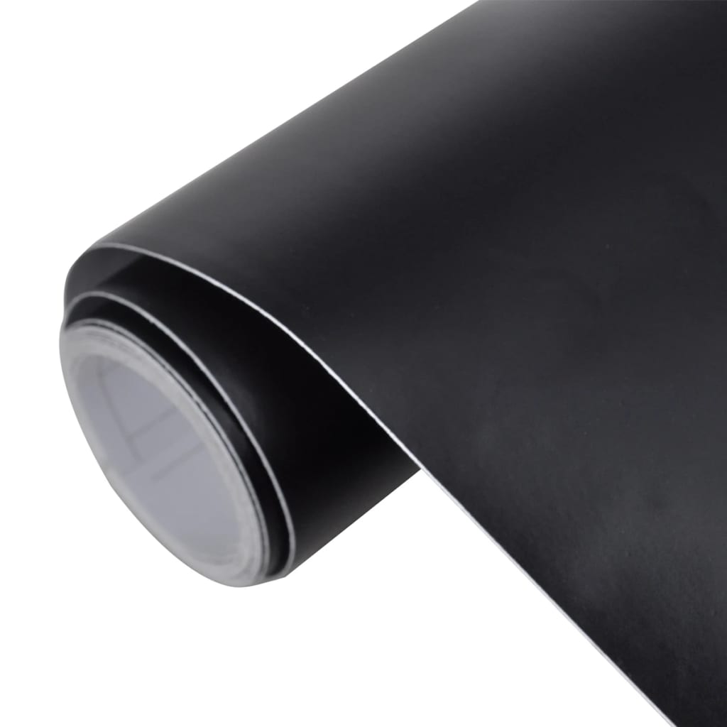 Pellicola per auto Vidaxx impermeabile senza bolle 500x152 cm nero opaco