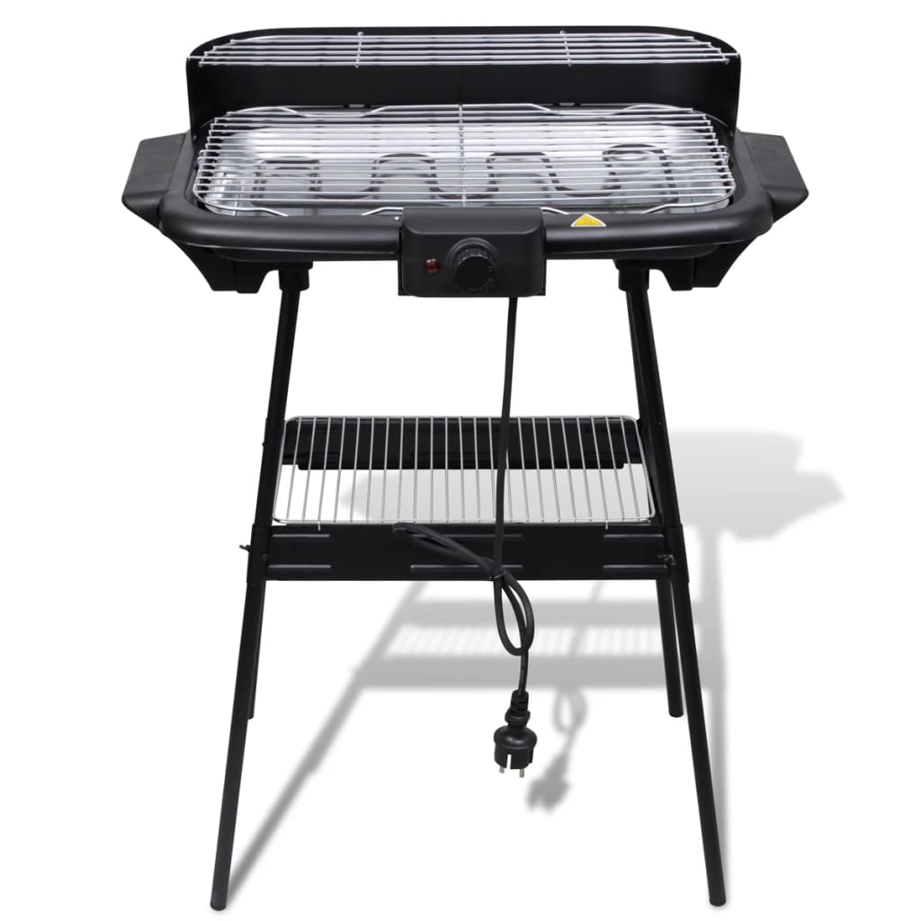 Vidaxl Barbecue elettricamente rettangolare