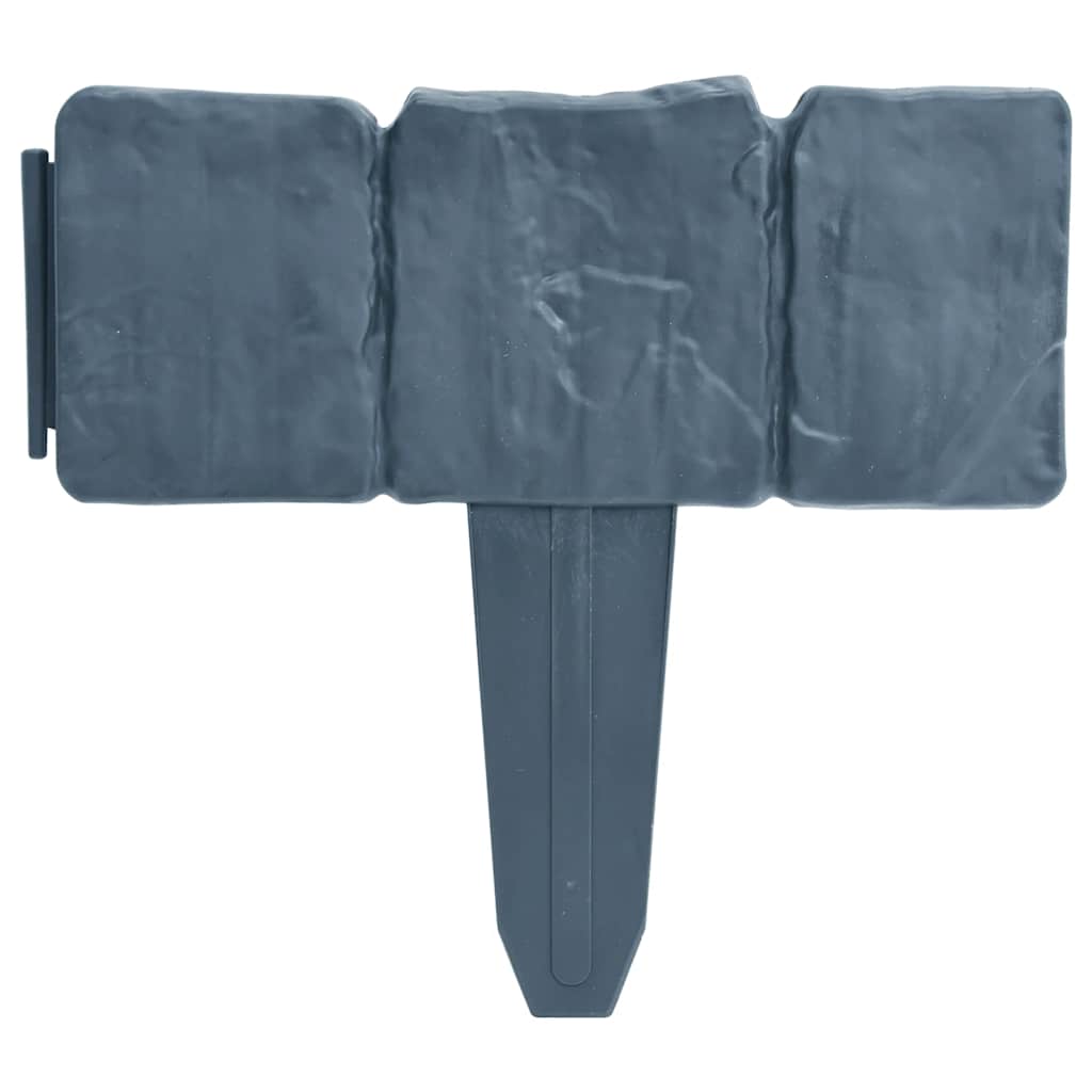 Vidaxl Gazon Edges 41 St Stone Look 10 m Plastic