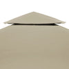 Arbor de tela de tienda de reemplazo de Vidaxl 310 g m² 3x3 m beige