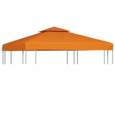 Vidaxl Sostituzione Tenda tessuto Arbor 310 g m² 3x3 m arancione