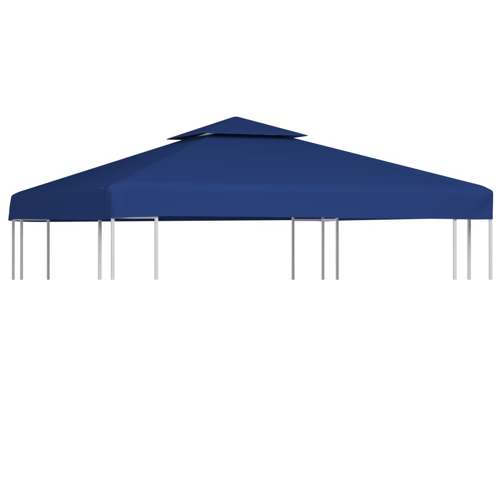 Arbor de tela de tienda de reemplazo de Vidaxl 310 g m² 3x3 m azul oscuro