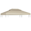 Arbor de tela de carpa de reemplazo de Vidaxl 310 g m² 3x4 m beige