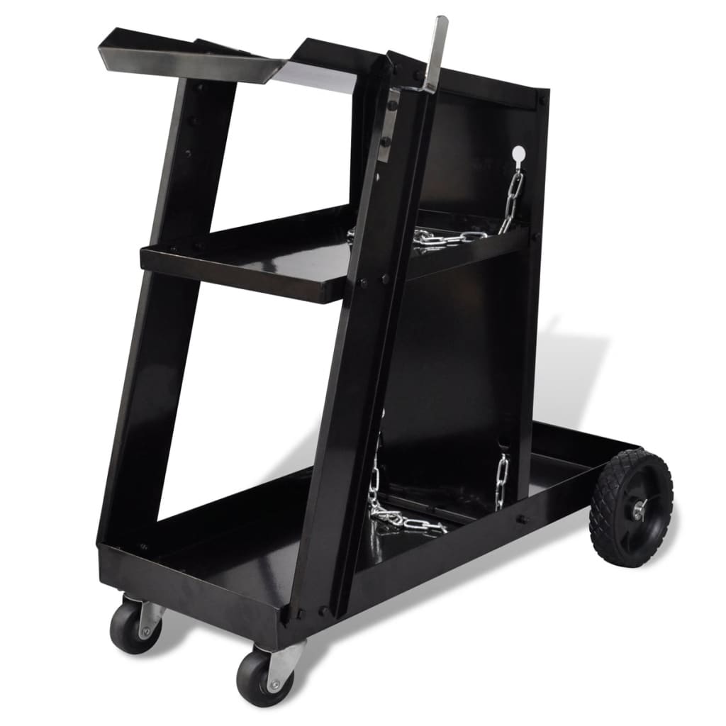 Strumenti di saldatura Vidaxl auto 3 ripiani neri