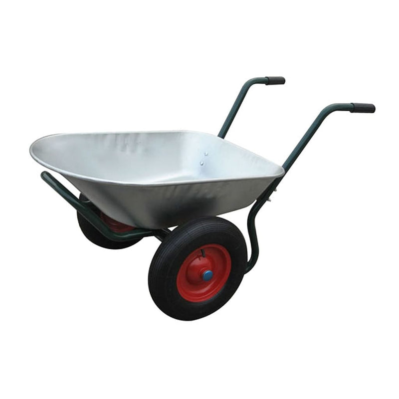 Vidaxl Wheelbarrow con due ruote 66 L