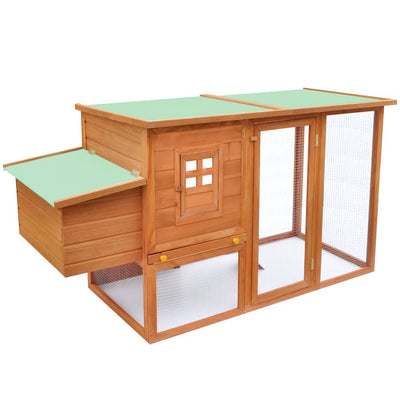 Vidaxl Chicken Loft con madera nocturna