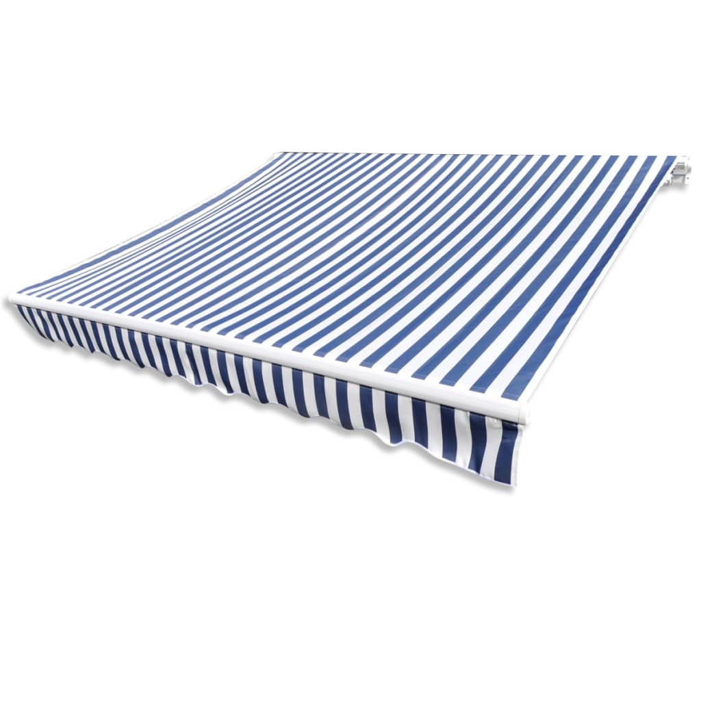 Vidaxl Laifeldoek 3x2,5 m tela blu e bianco