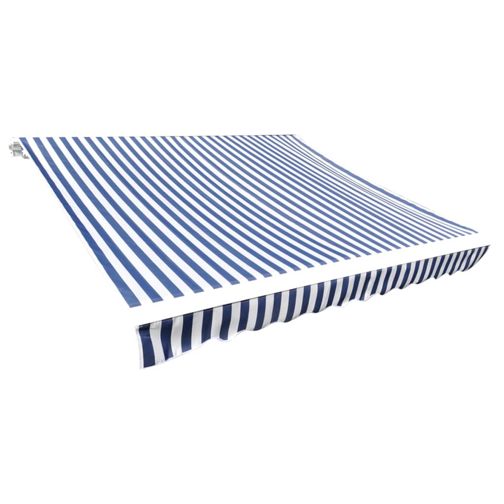 Vidaxl Laifeldoek 6x3 m tela blu e bianco