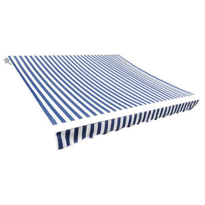 Vidaxl Laifeldoek 6x3 m tela blu e bianco