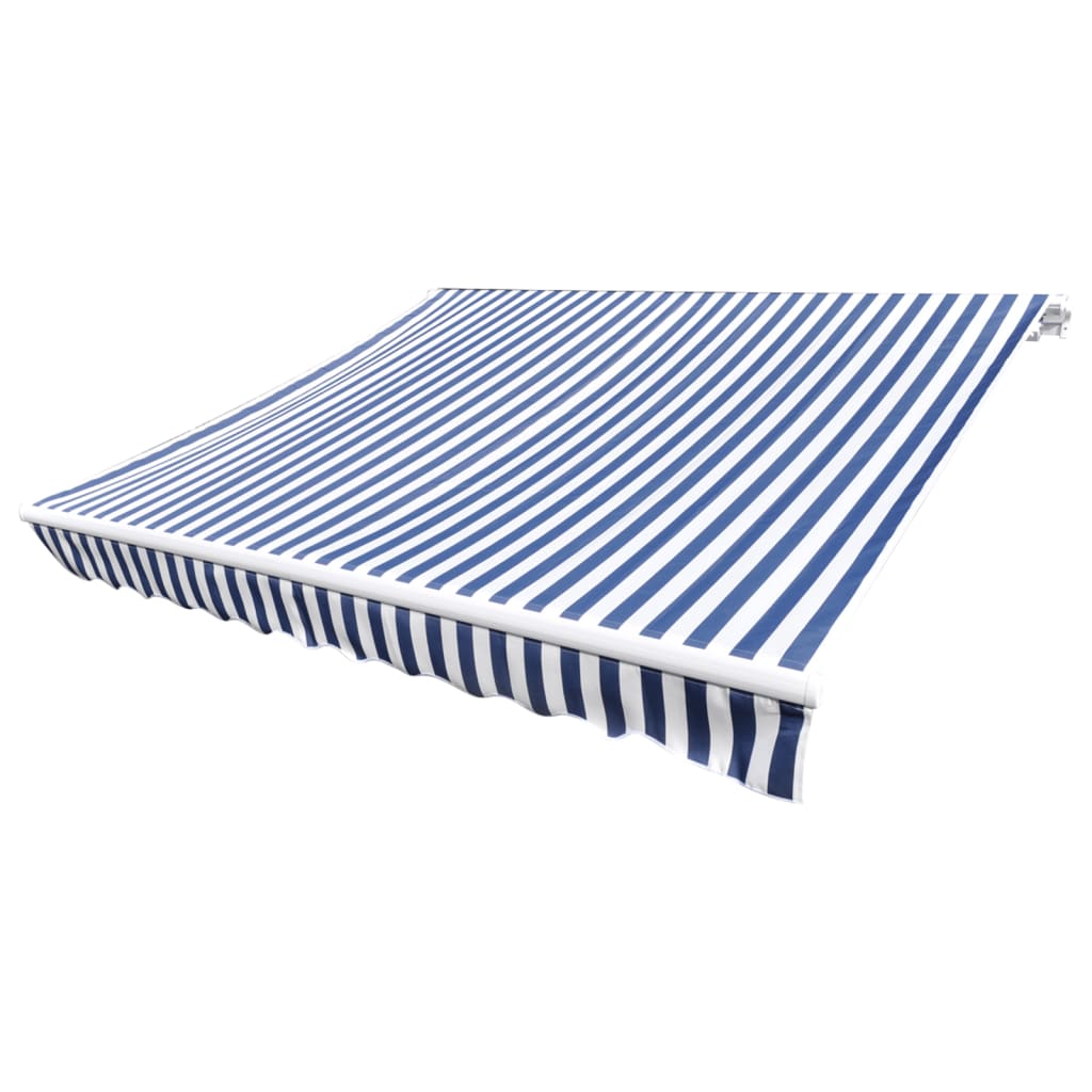 Vidaxl Laifeldoek 6x3 m tela blu e bianco