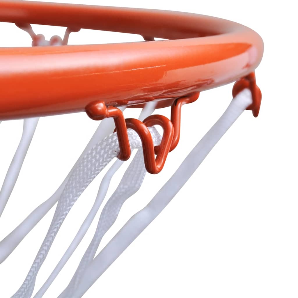 Vidaxl Basketball Ring Set con arancione netto da 45 cm
