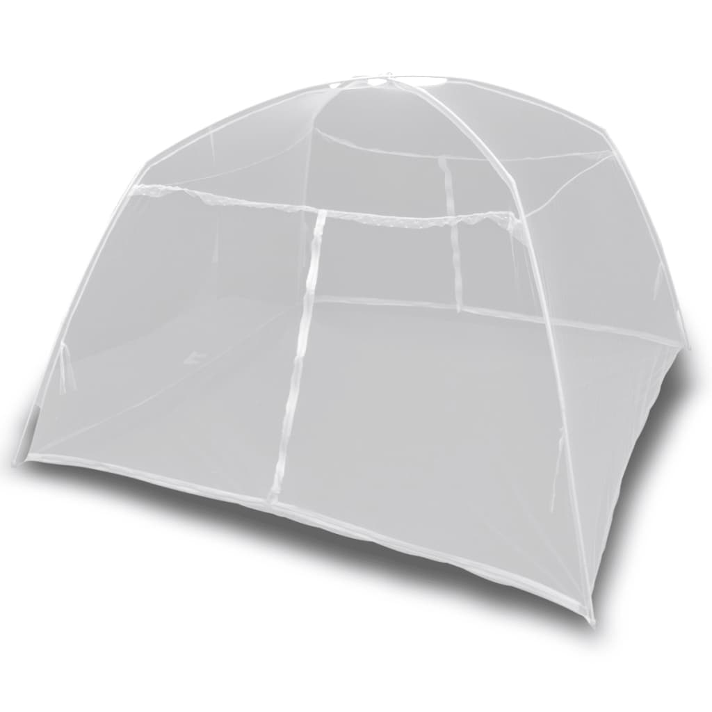 Vidaxl Mosquito Net Mongolia con 2 porte 200x180x150 cm bianco