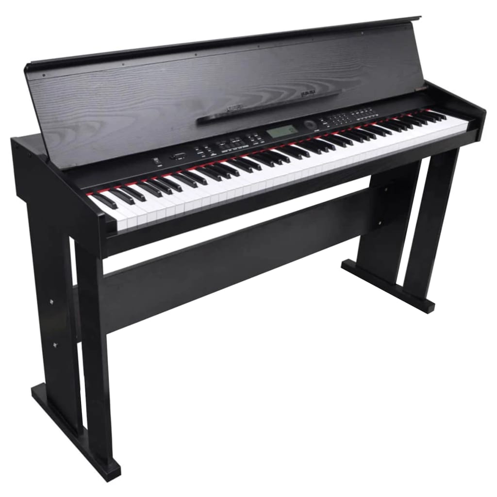 Vidaxl Piano digitale elettronico con 88 chiavi e supporto di pagina