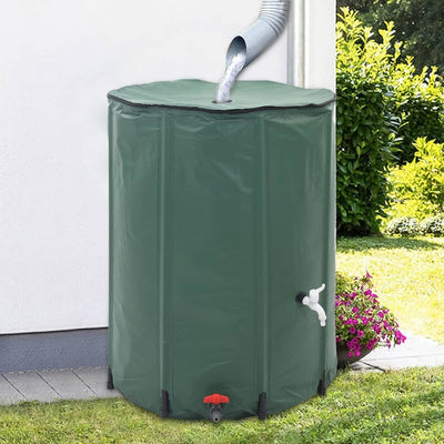 Vidaxl Barrel de lluvia plegable 750 L