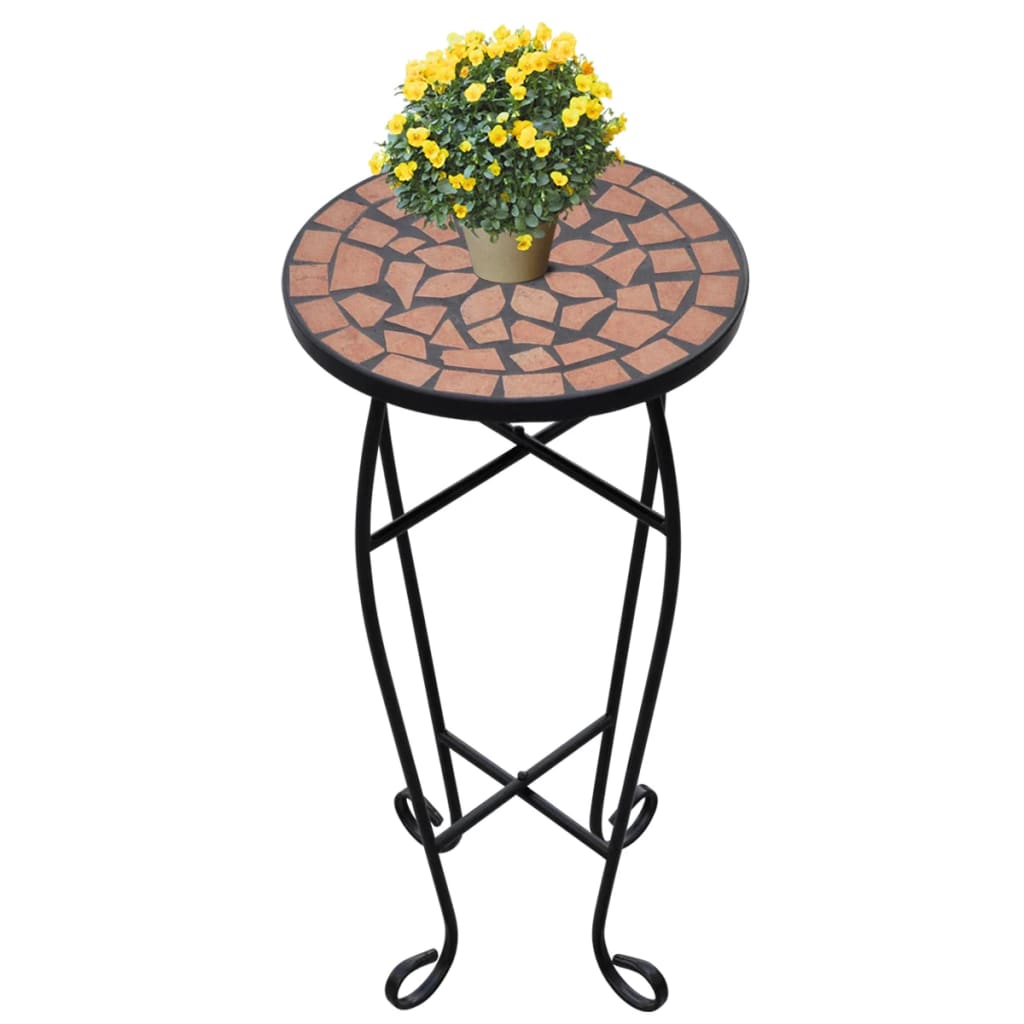 Vidaxl Table Mosaic Terracotta -Coled