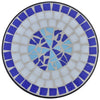 Vidaxl Table Ape Mosaico Blu e Bianco