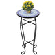 Vidaxl Table Ape Mosaico Blu e Bianco