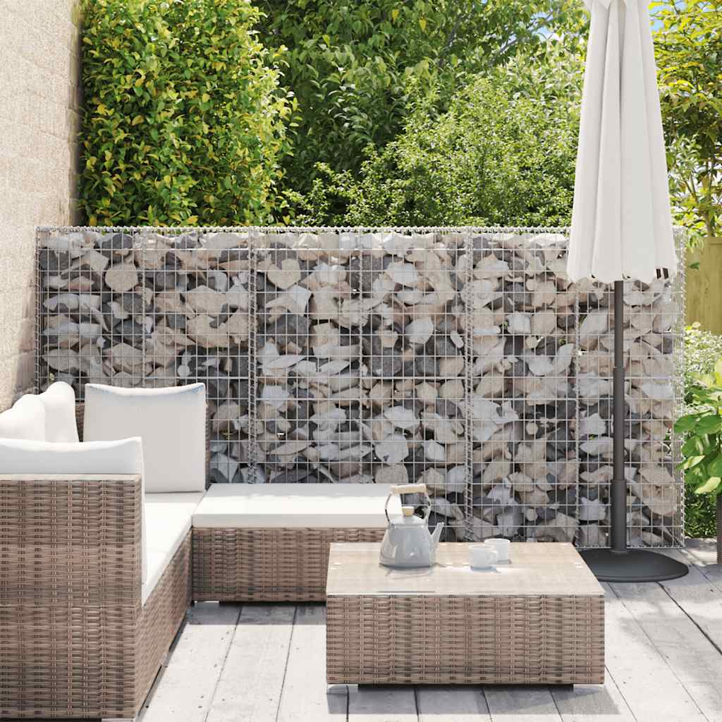 Vidaxl Schanskorf con coperchi da 150x100x30 cm galvanizzato
