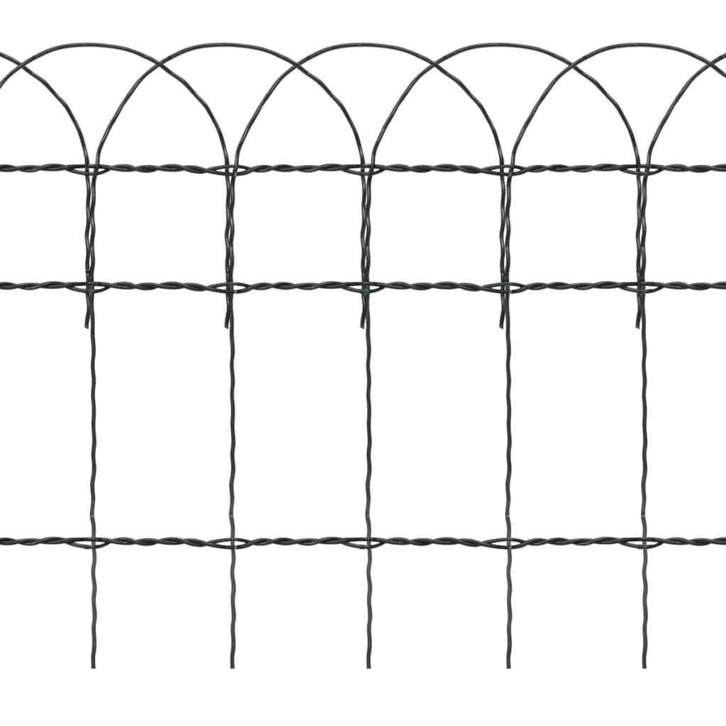 Vidaxl Border Separation 10x0,4 m in polvere con rivestimento