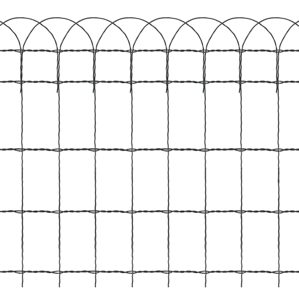 Separazione del bordo Vidaxl 25x0,65 m in polvere -rivestimento