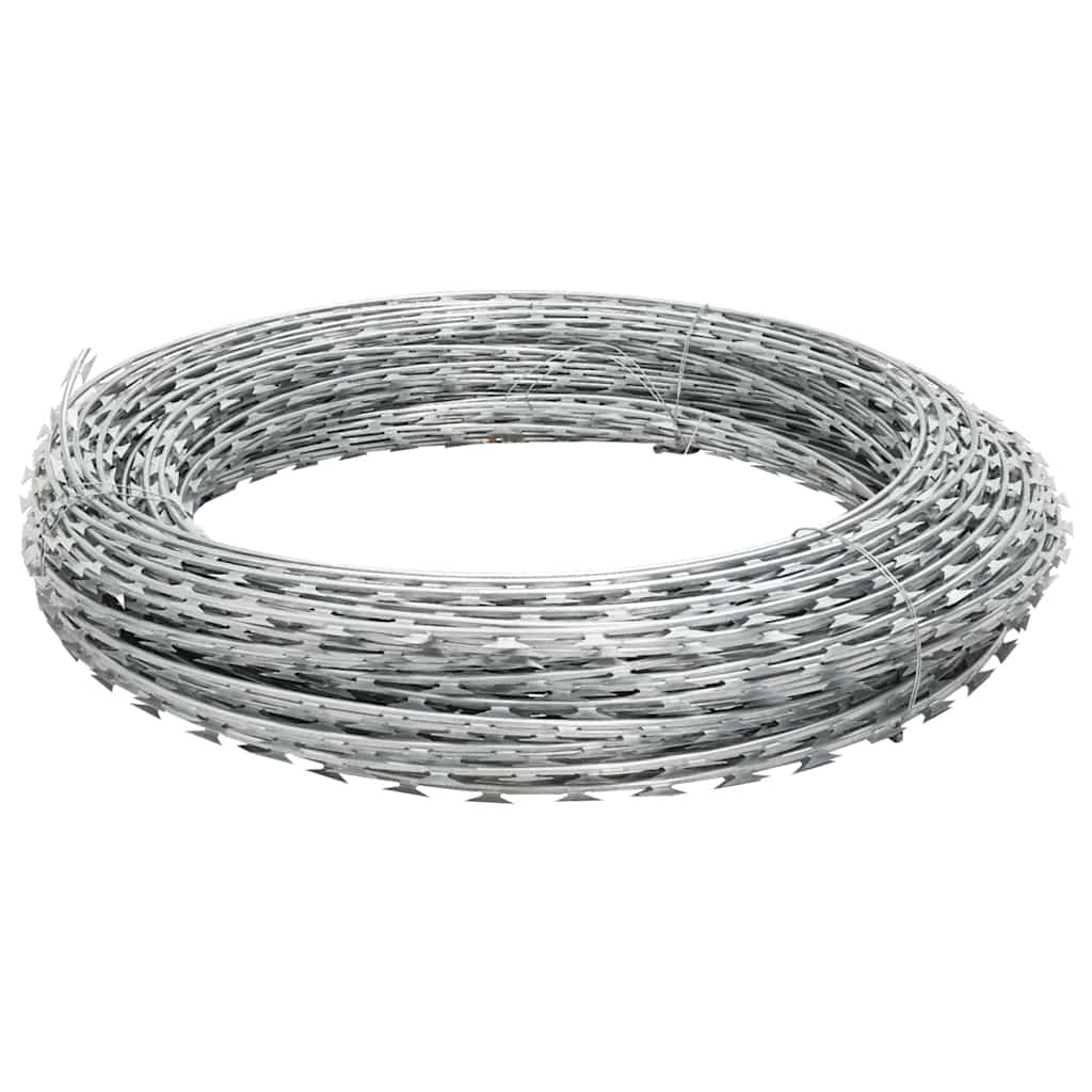 Vidaxl Shaver Mounds Concertina 60 M Galvanized Steel