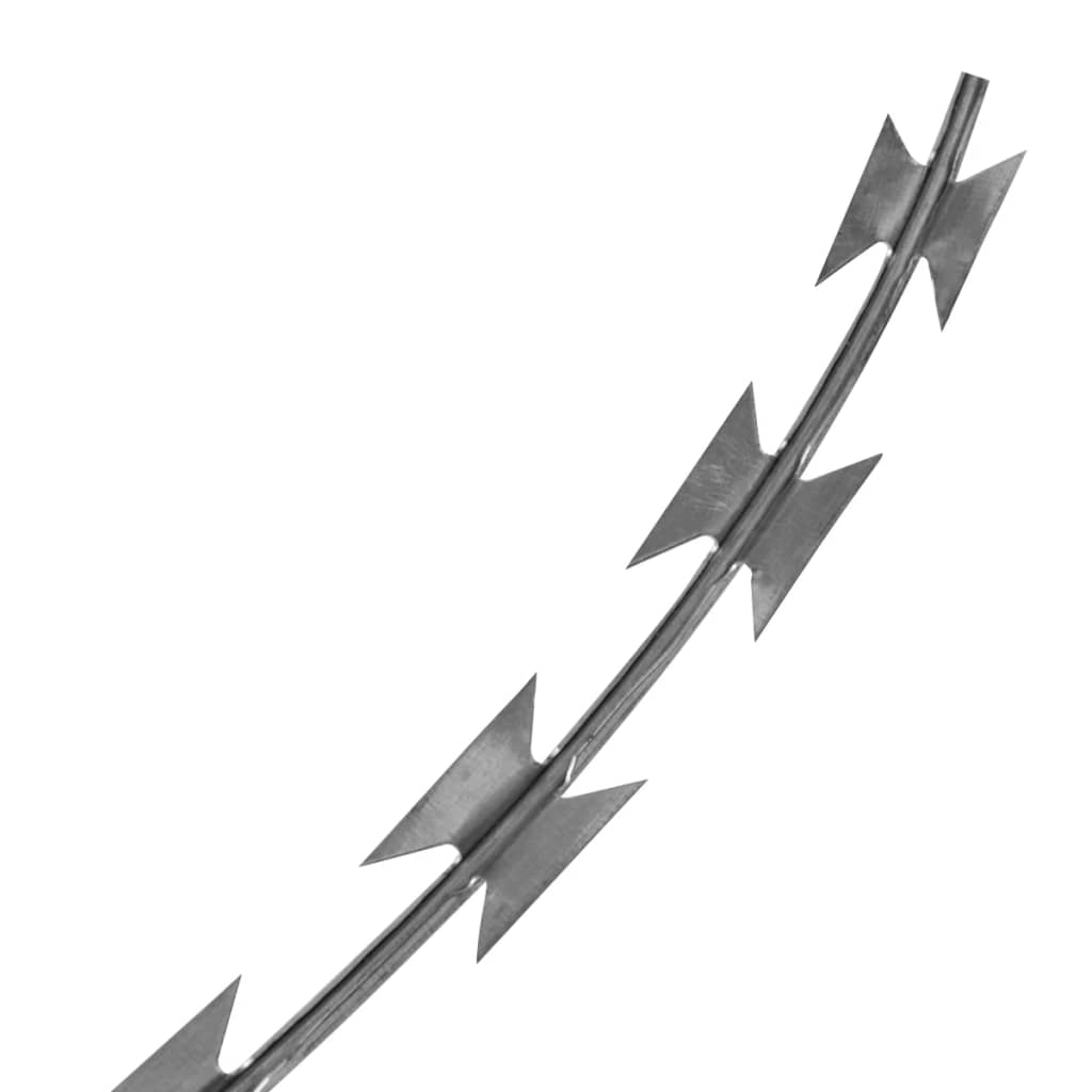 Vidaxl Shaver Mounds Concertina 60 M Galvanized Steel