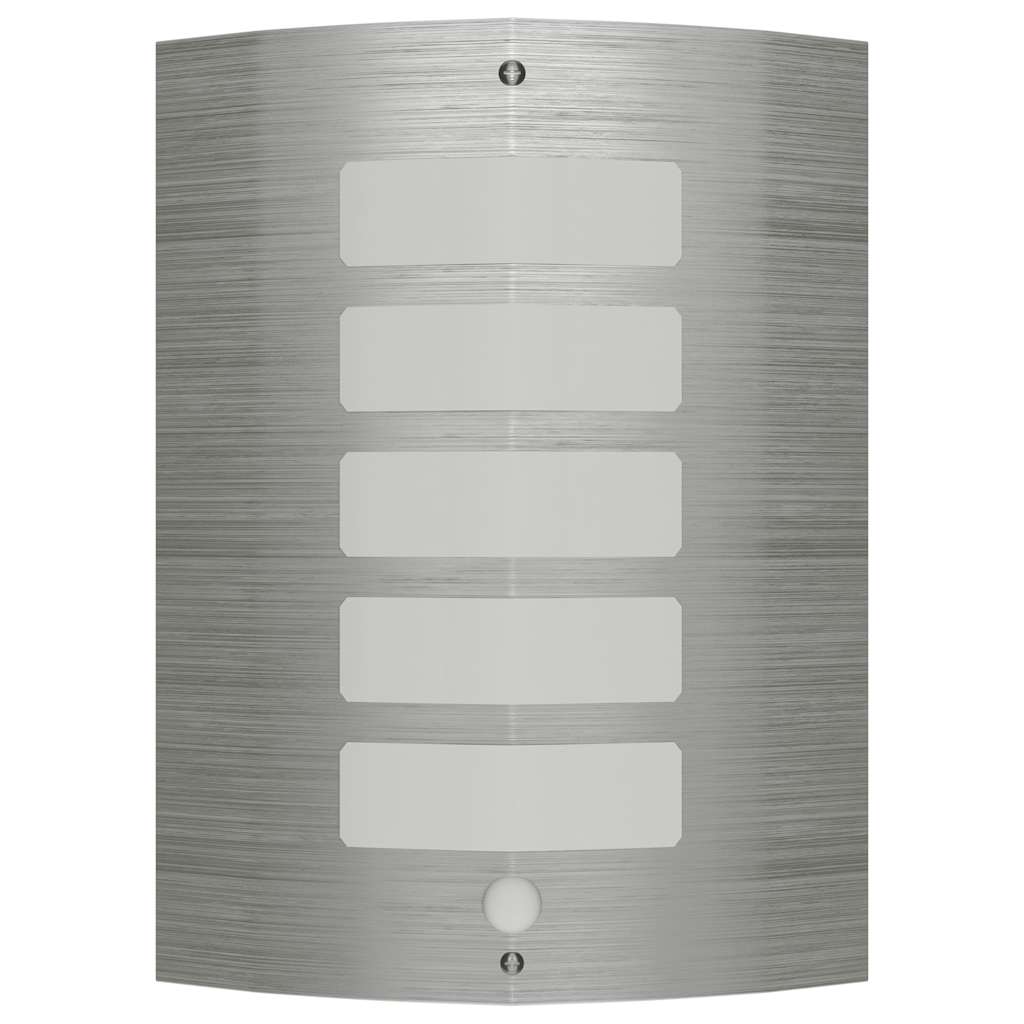 Vidaxl sierlijke rvs wandlamp met bewegingssensor