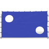 Vidaxl Football Gool con Wall Wall ad alta qualità 240x92x150 cm in acciaio