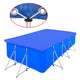 Vidaxl cubierta de piscina rectangular 90 g m² 540x270 cm PE