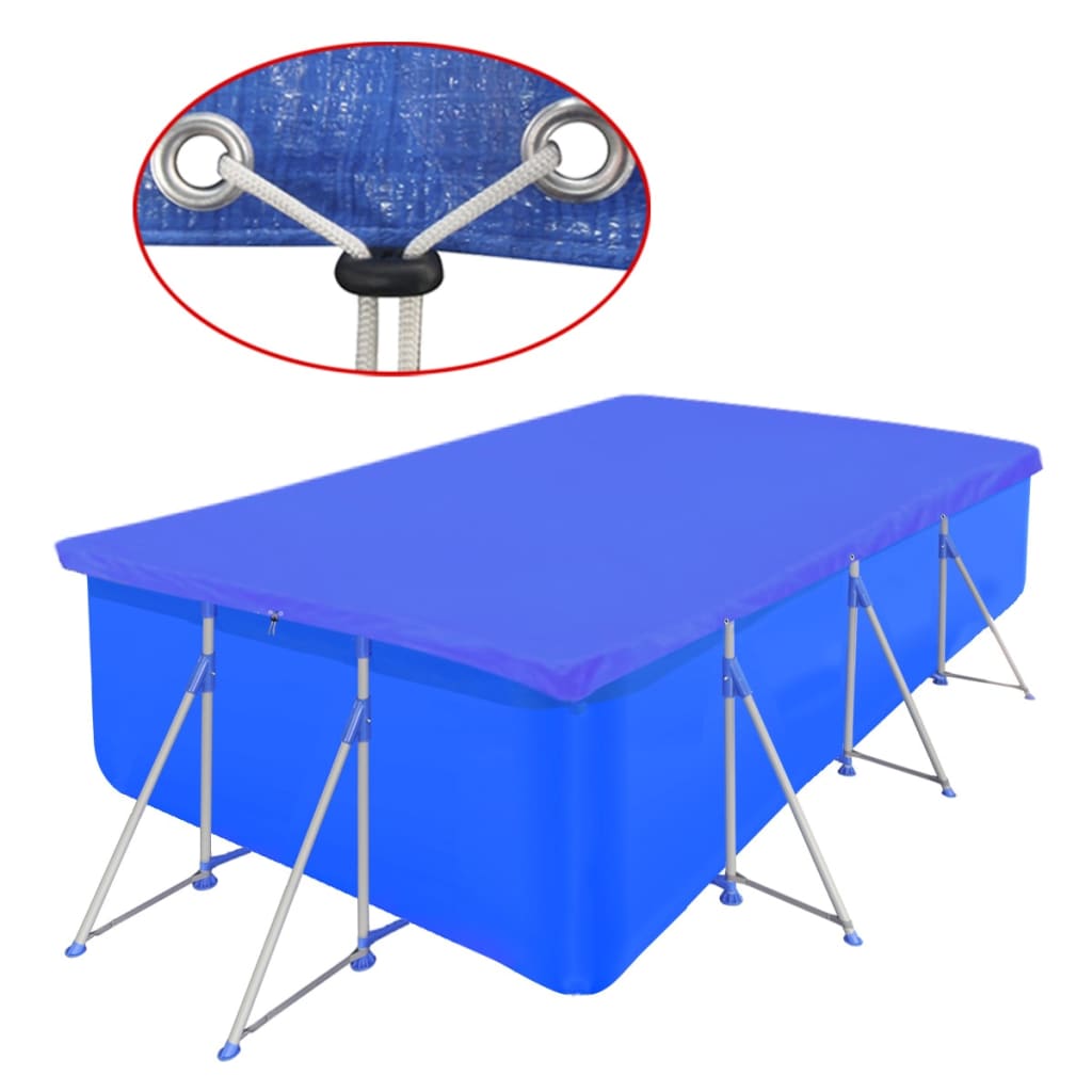 Vidaxl cubierta de piscina rectangular 90 g m² 540x270 cm PE