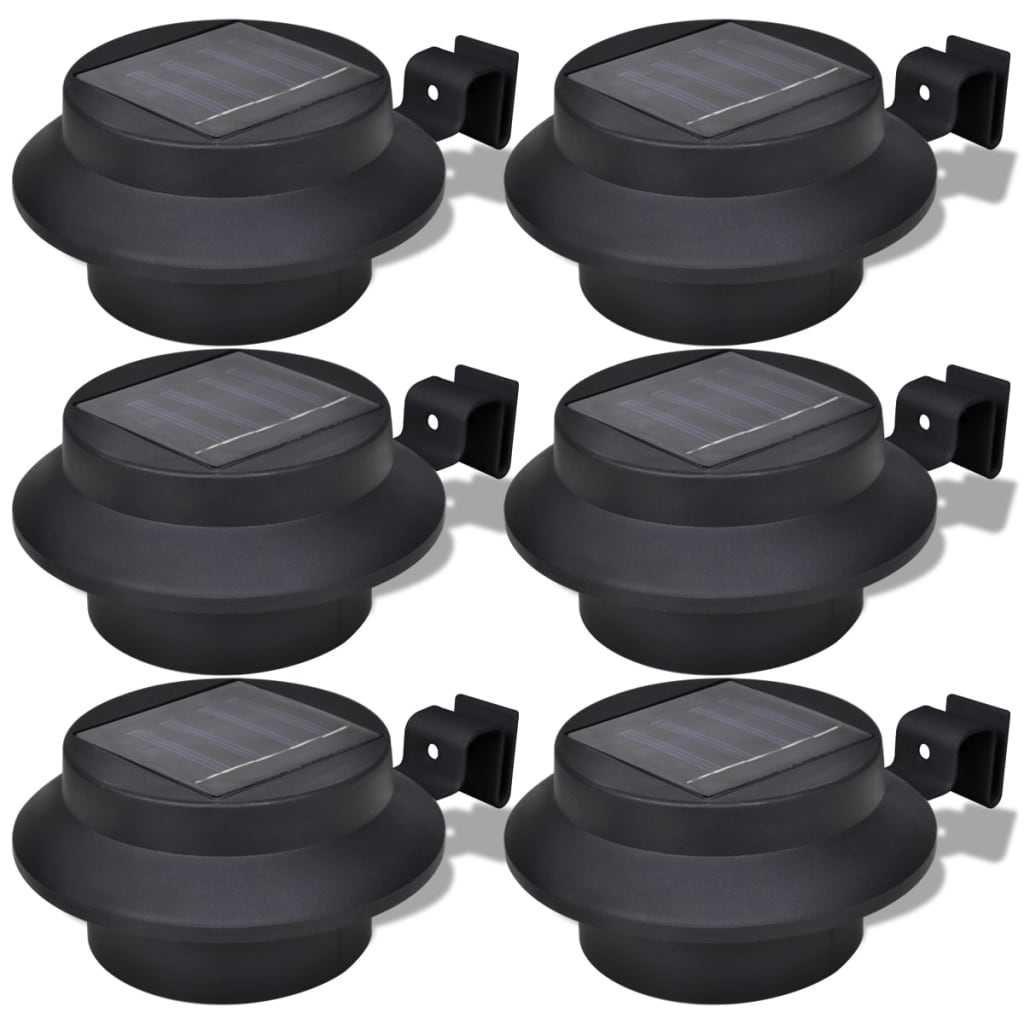 Vidaxl Lampada esterna SET 6 pezzi neri