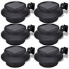 Vidaxl solar buitenlampset 6 stuks zwart