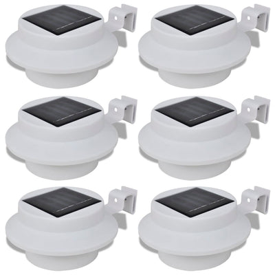 Vidaxl solar buitenlampset 6 stuks wit