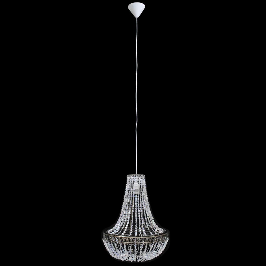 Vidaxl lampadario cristallo look 36.5x46 cm