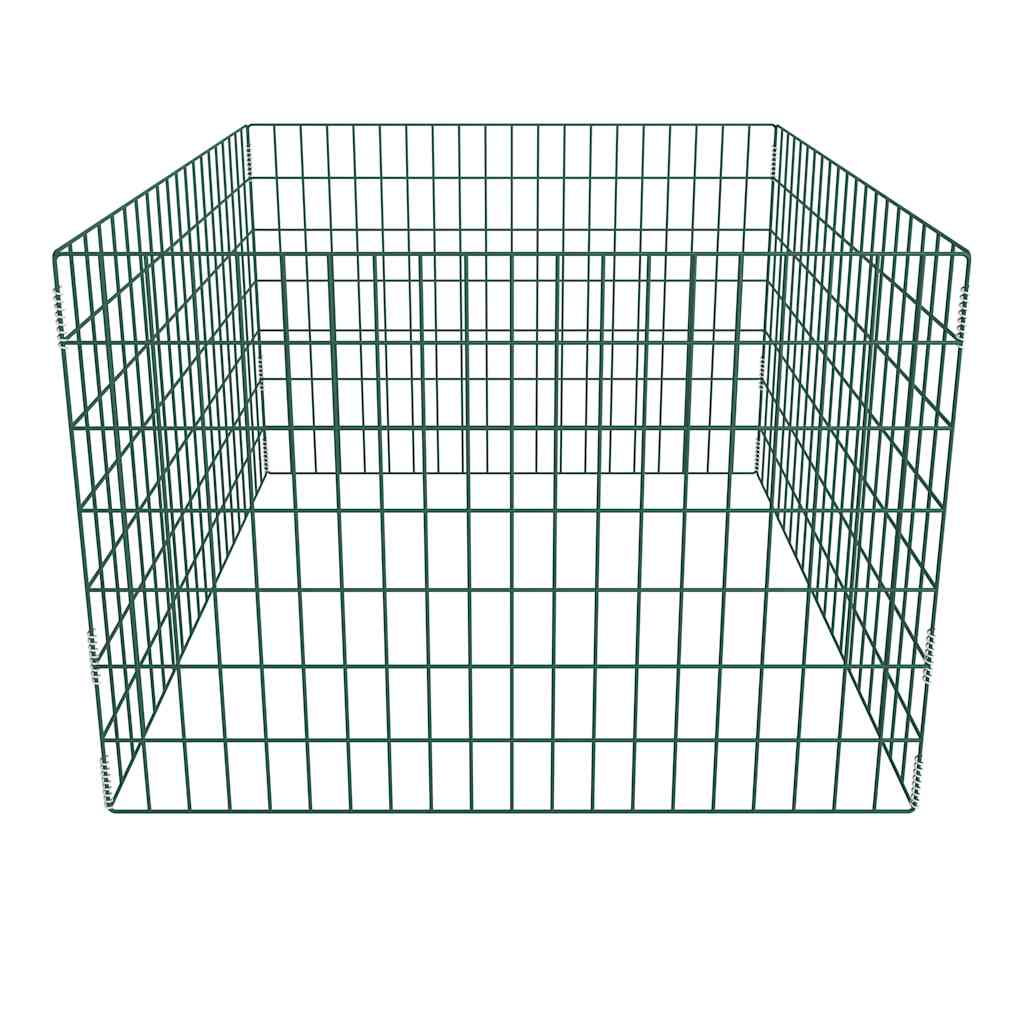 Vidaxl compost bin cuadrado 100x100x70 cm malla