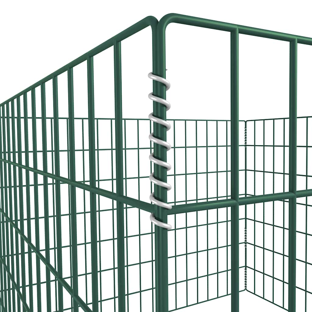Vidaxl compost bin cuadrado 100x100x70 cm malla