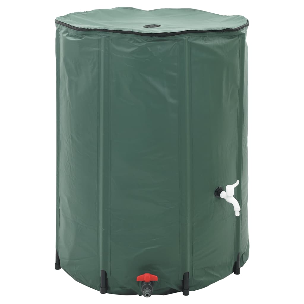 Vidaxl Tanque de agua plegable 250L (verde)