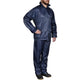 Vidaxl regenpak 2-delig met capuchon (mannen marineblauw maat xl)