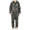 Vidaxl regenpak 2-delig met capuchon (heren camouflage maat l)