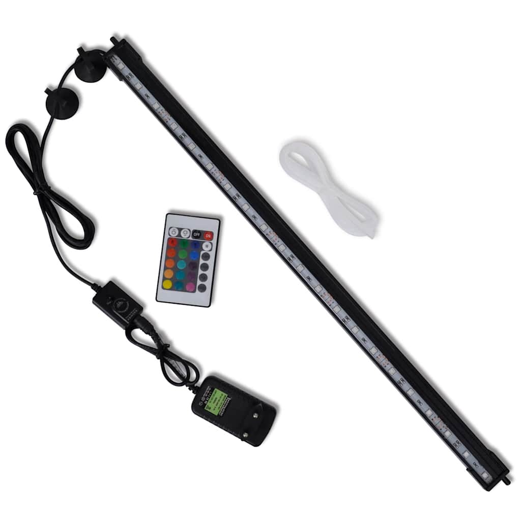 Vidaxl LED Aquarium Lamp with Bubbles RGB 56,5 cm
