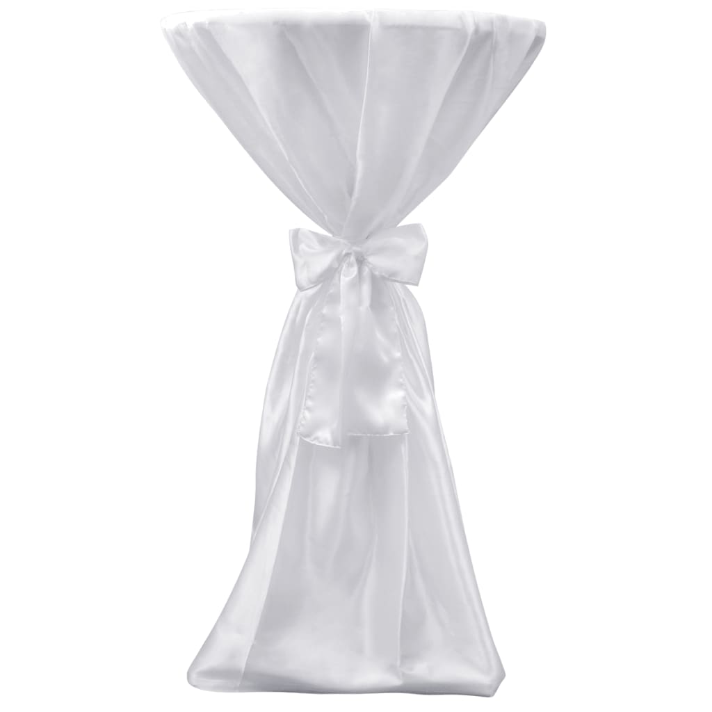 Vidaxl Cubierta de mesa de pie con arco de 60 cm de blanco (2 piezas)