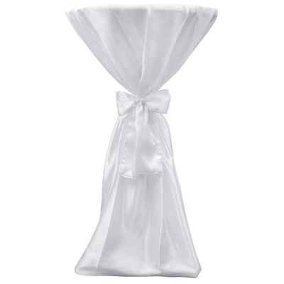 Vidaxl Cubierta de mesa de pie con arco de 60 cm de blanco (2 piezas)