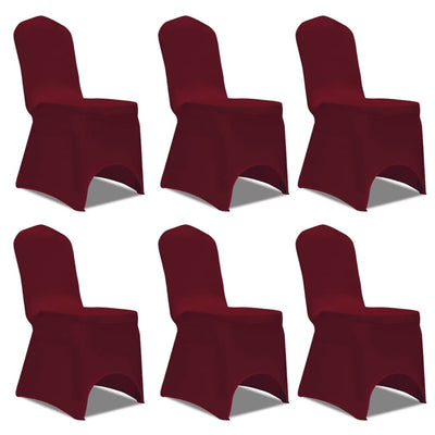 COPERTURA VIDAXL COPERTURA ELTRATTO BORDEAUX ROSSO (6 pezzi)