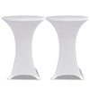 Vidaxl Stand Table Cover Stirk Ø60cm White (2 piezas)