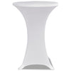 Vidaxl Stand Table Cover Stirk Ø60cm White (2 piezas)
