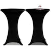 Vidaxl Stand Table Copertura Valuta Ø60 cm Nero (2 pezzi)