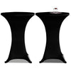 Vidaxl Stand Table Copertura Valuta Ø70 cm Nero (2 pezzi)
