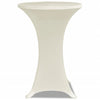 Vidaxl Stand Table Copertura Valuta Ø70 cm Crema (2 pezzi)