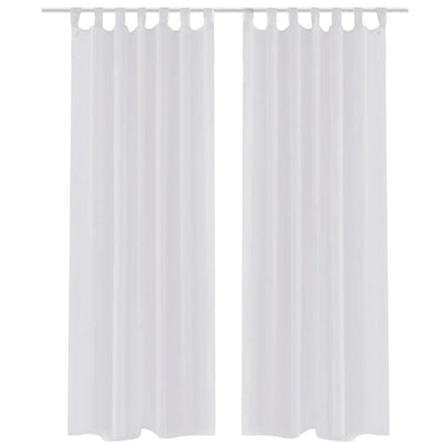 Vidaxl Curtain White 140x175 cm (2 pezzi)